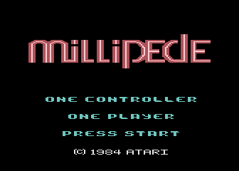 Игра Millipede (Atari 5200 - a5200)