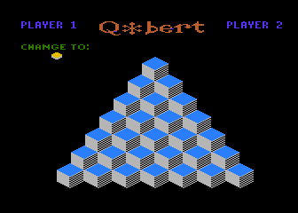 Обложка игры Q-bert ( - a5200)