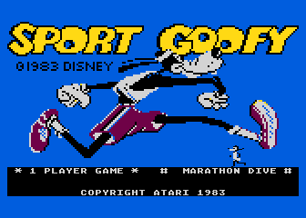 Игра Sport Goofy (Atari 5200 - a5200)