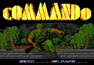 Обложка игры Commando ( - a7800)