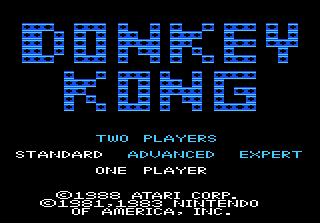 Обложка игры Donkey Kong ( - a7800)