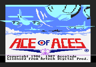 Игра Ace of Aces (Atari 7800 - a7800)