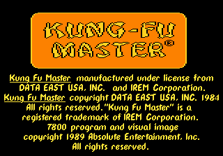 Обложка игры Kung Fu Master ( - a7800)
