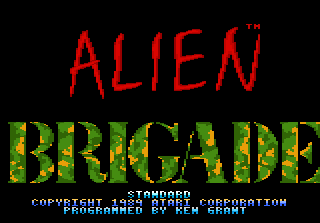 Игра Alien Brigade (Atari 7800 - a7800)