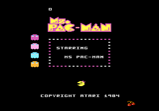Обложка игры Ms. Pac-Man