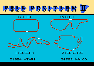 Обложка игры Pole Position II ( - a7800)