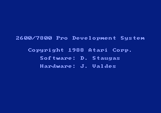 Игра Symbolic Debugger & Downloader (Atari 7800 - a7800)