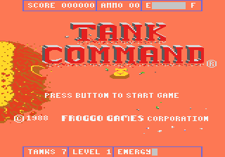 Обложка игры Tank Command ( - a7800)