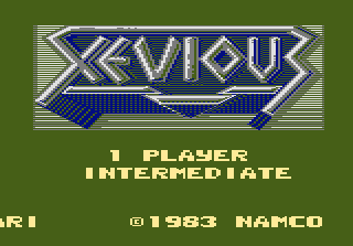 Игра Xevious (Atari 7800 - a7800)