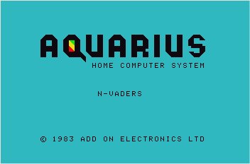 Игра N-Vaders (Aquarius - aquarius)