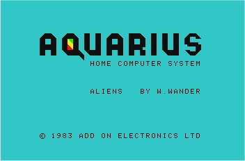 Игра Aliens (Aquarius - aquarius)