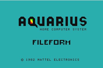 Игра FileForm (Aquarius - aquarius)