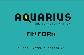 Игра FinForm (Aquarius - aquarius)