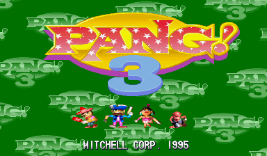 Игра Pang! 3 (Capcom Play System 1 - cps1)
