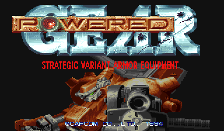 Обложка игры Powered Gear: Strategic Variant Armor Equipment ( - cps2)