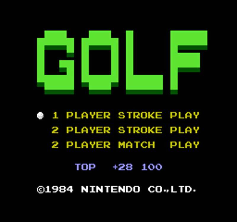 Игра Golf (Famicom Disk System - fds)
