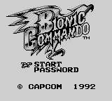 Игра Bionic Commando (Game Boy - gb)