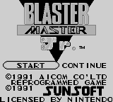 Игра Blaster Master Jr. (Game Boy - gb)