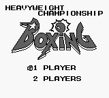 Игра Boxing (Game Boy - gb)