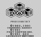 Игра Boxxle 2 (Game Boy - gb)
