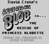 Игра Boy and His Blob, A - The Rescue of Princess Blobette (Game Boy - gb)