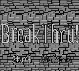 Игра BreakThru! (Game Boy - gb)