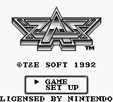 Игра Chikyuu Kaihou Gun ZAS (Game Boy - gb)