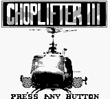 Игра Choplifter 3 (Game Boy - gb)
