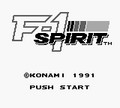 Обложка игры F-1 Spirit ( - gb)