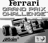 Игра Ferrari - Grand Prix Challenge (Game Boy - gb)