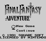 Игра Final Fantasy Adventure (Game Boy - gb)