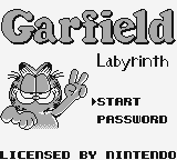 Игра Garfield Labyrinth (Game Boy - gb)