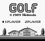 Игра Golf (Game Boy - gb)