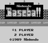 Игра Baseball (Game Boy - gb)