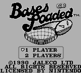 Игра Bases Loaded (Game Boy - gb)