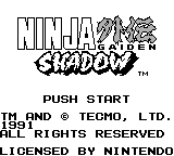 Обложка игры Ninja Gaiden Shadow