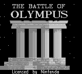 Игра Battle of Olympus, The (Game Boy - gb)