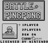 Игра Battle Pingpong (Game Boy - gb)