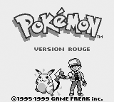 Обложка игры Pokemon - Version Rouge