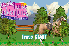 Игра Barbie Horse Adventures - Blue Ribbon Race (Game Boy Advance - gba)