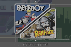 Обложка игры Paperboy, Rampage ( - gba)