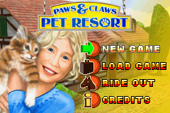 Обложка игры Paws & Claws - Pet Resort ( - gba)