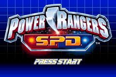 Обложка игры Power Rangers S.P.D.