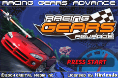 Обложка игры Racing Gears Advance ( - gba)