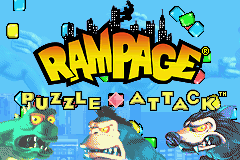 Обложка игры Rampage - Puzzle Attack ( - gba)