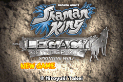 Игра Shaman King - Legacy of the Spirits - Sprinting Wolf (Game Boy Advance - gba)