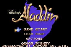 Игра Disney Aladdin (Game Boy Advance - gba)