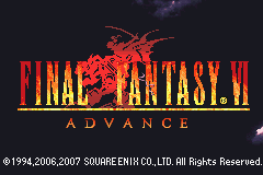 Игра Final Fantasy VI Advance (Game Boy Advance - gba)