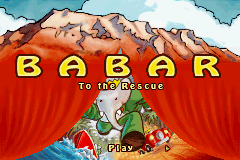 Обложка игры Babar to the Rescue ( - gba)