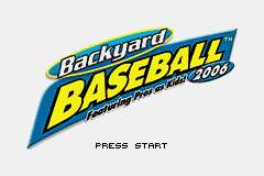 Обложка игры Backyard Baseball 2006 ( - gba)